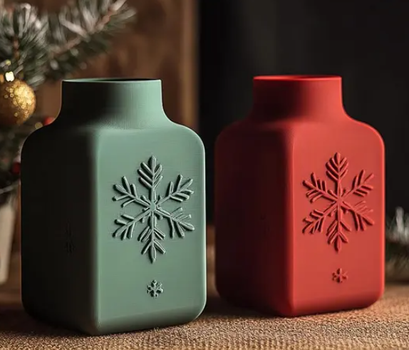 Snowflake Vase 3d Print