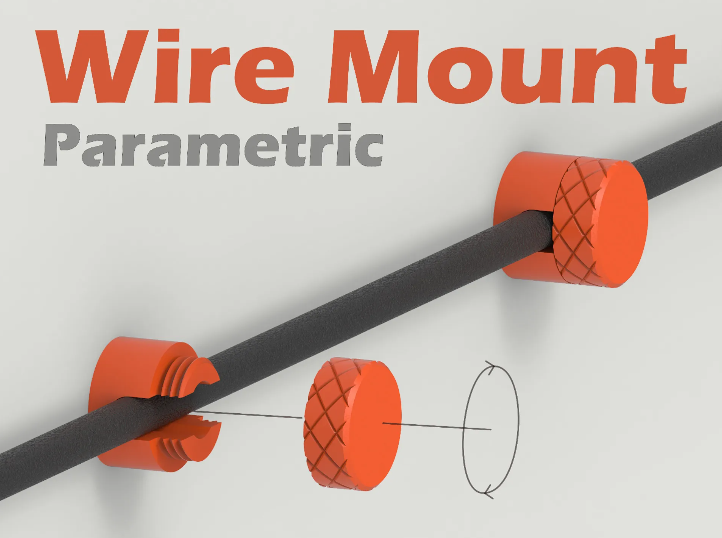 Wire Mount 3d Print