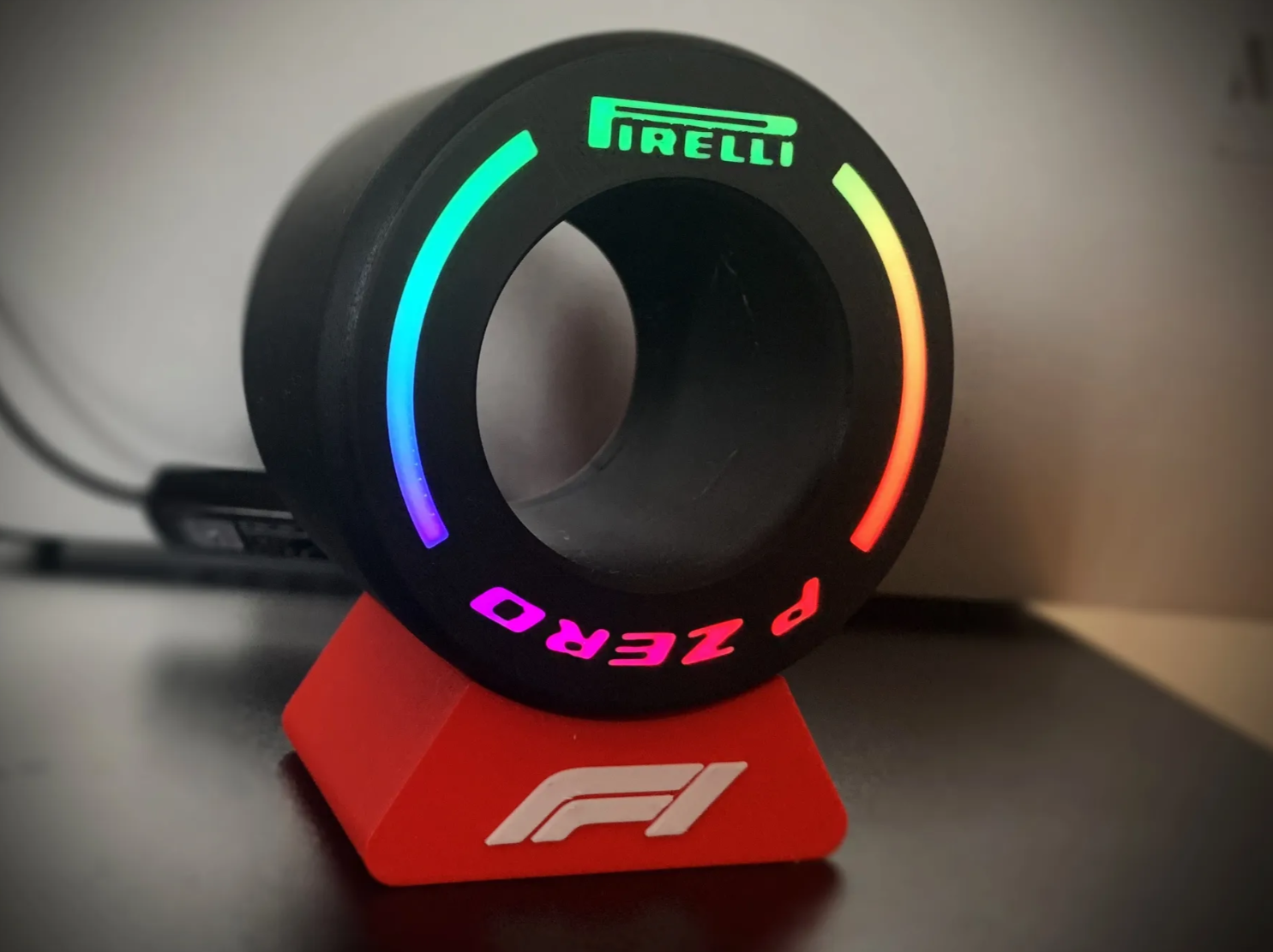 Pirelli F1 Tire with RGB LED