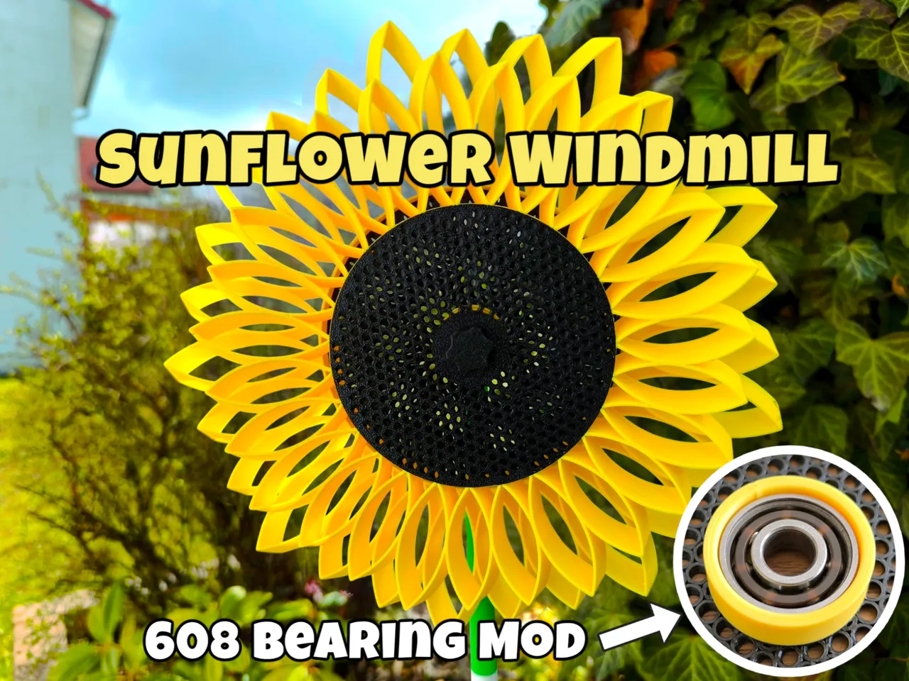 Sunflower Windmill 608 Bearing Mod